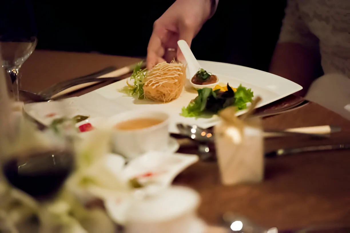 Meets West in Wedding Catering